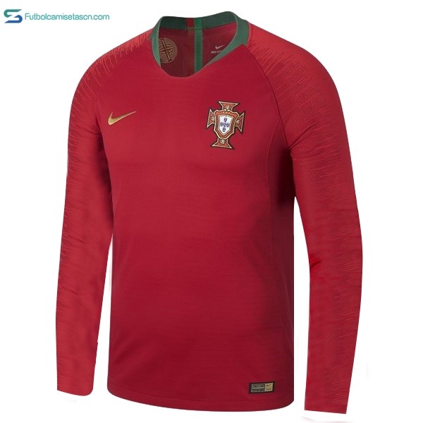 Camiseta Portugal 1ª ML 2018 Rojo